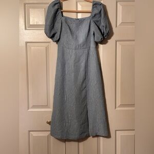 Sachin & Babi Light blue midi dress with slit size 4